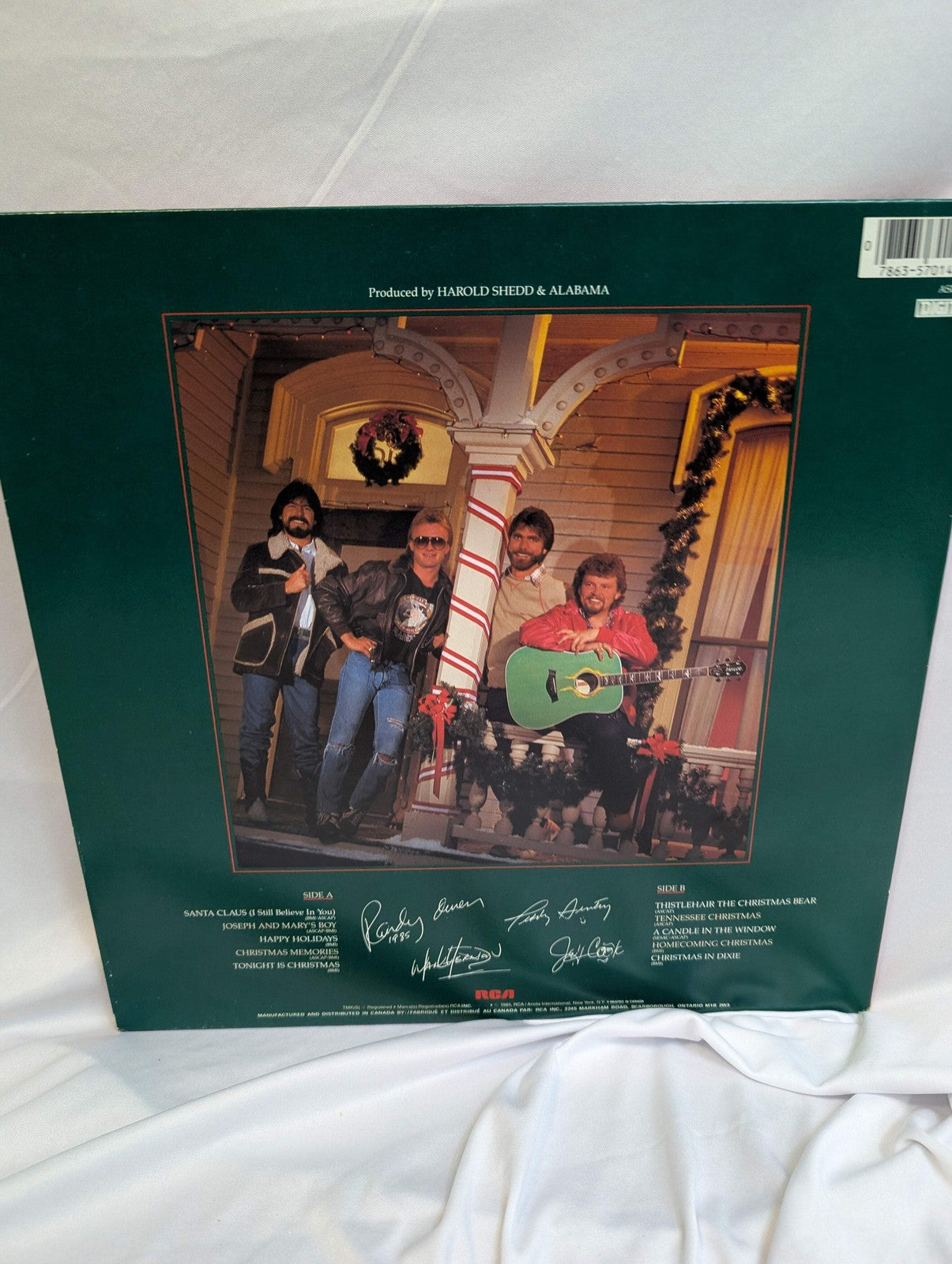 ALABAMA- CHRISTMAS - LP - EMBOSSED GATEGOLD - 1985 - #ASL1-7014