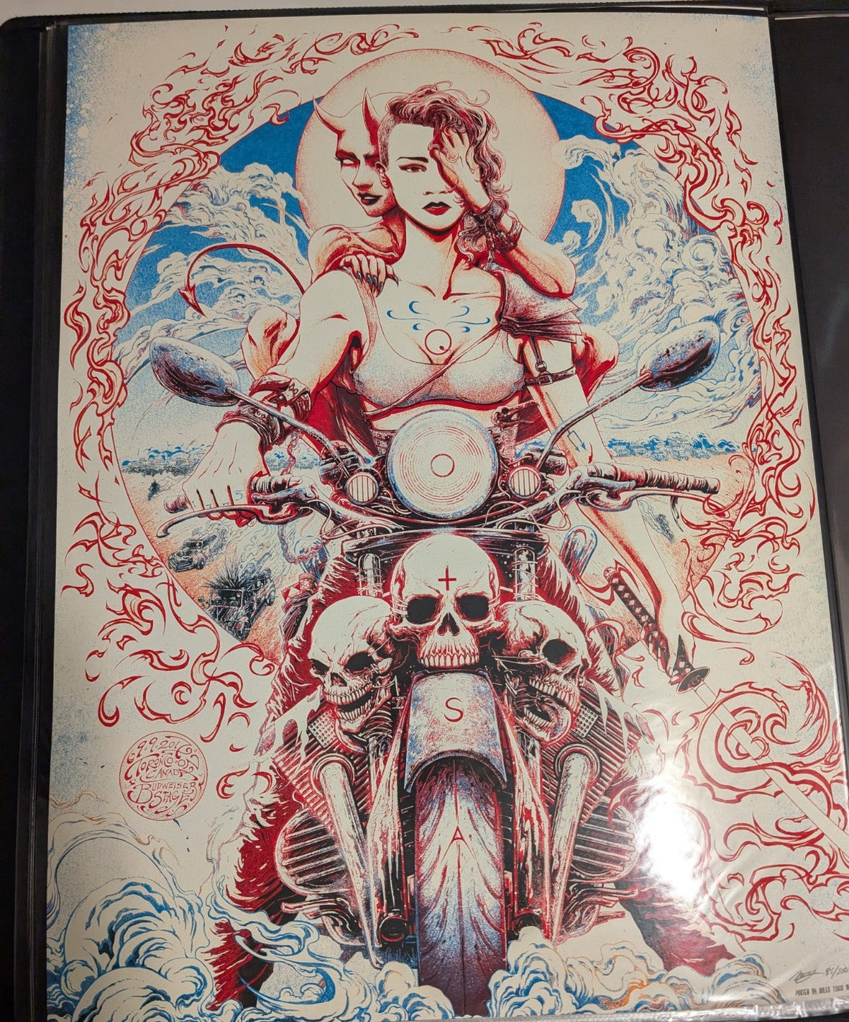 Queens Of The Stone Age – Toronto, ON 2017″ by Miles Tsang. 18″ x 24” Screen...