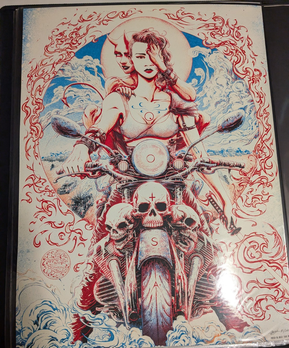 Queens Of The Stone Age – Toronto, ON 2017″ by Miles Tsang. 18″ x 24” Screen...