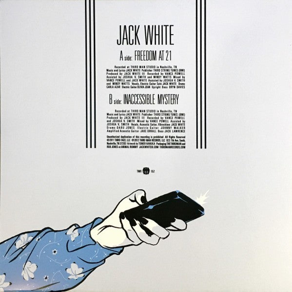 Jack White (2) Freedom At 21 7" VINYL RECORD1