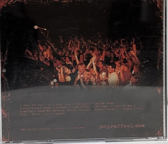 Jody Raffoul - Live at Migration Hall - CD- 2004-*RARE*