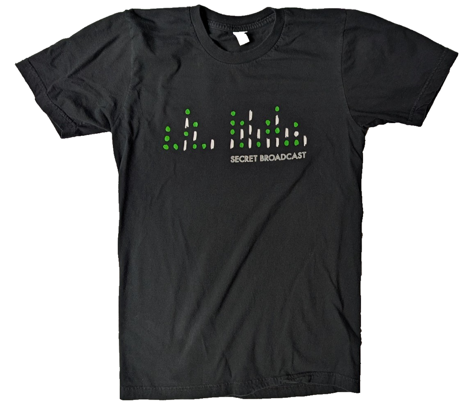 Secret Broadcast   Band T shirt   Size Small   Canadian indie0