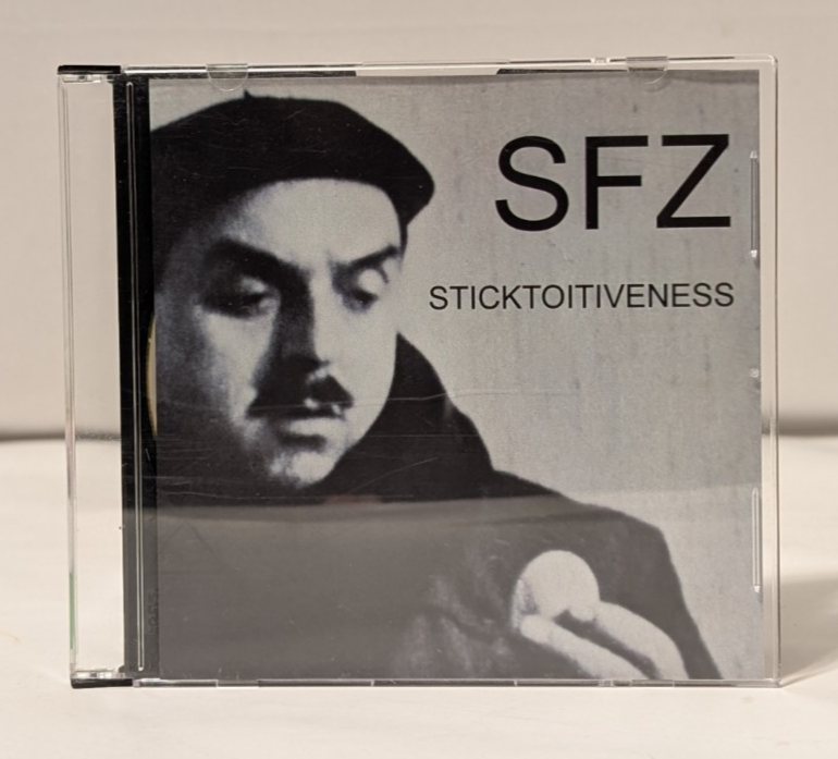SFZ - Sticktoitiveness - CDr - EP - 2006 *SUPER RARE*