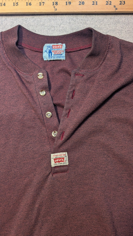 Vintage Rare Levi's 501 T Shirt Western Wear Size M7