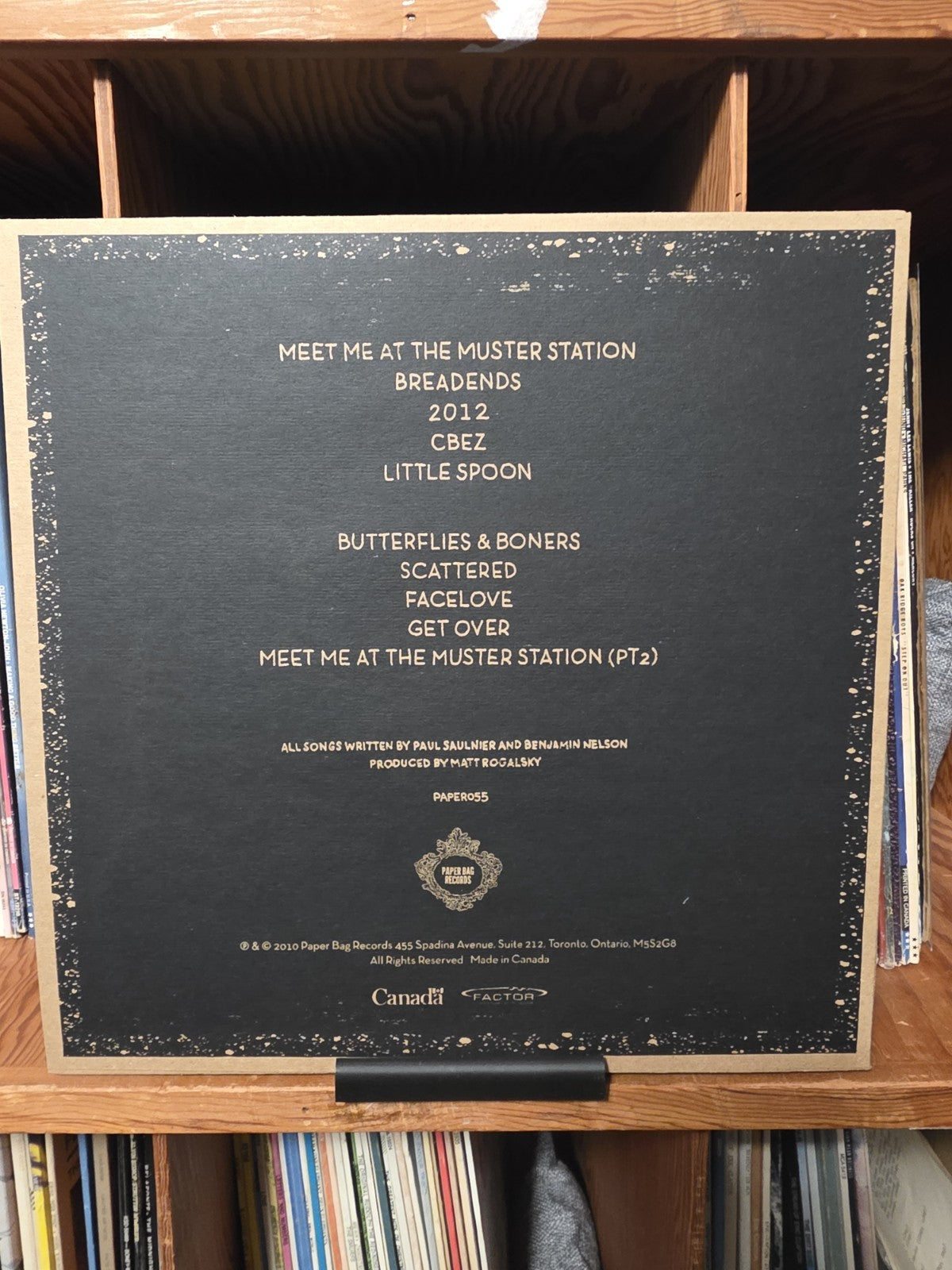 PS I LOVE YOU  MEET ME AT THE MUSTER STATION  2010 CANADA, Clear Vinyl - 12"2