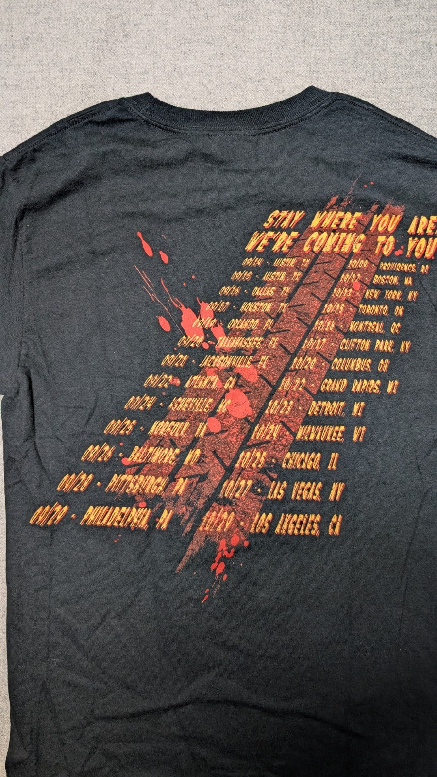 Queens Of The Stone Age   T Shirt 2007 Era Vulgaris Tour  Size Small2