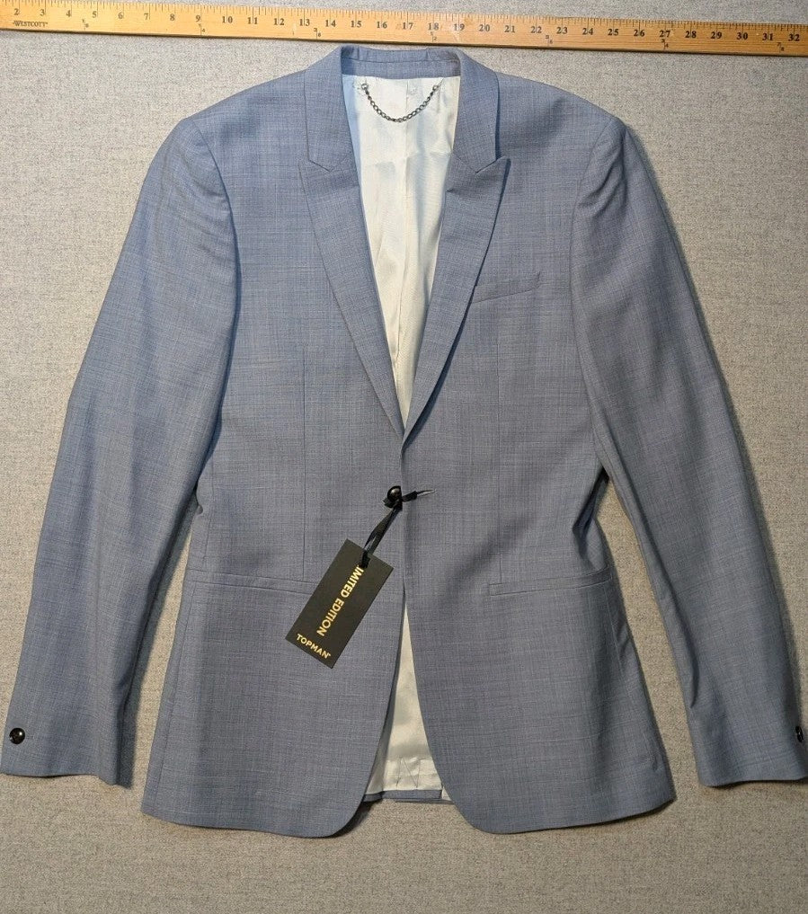 Topman -Limited Edition Suit Jacket- Super 100 - Tessuti - NWT0