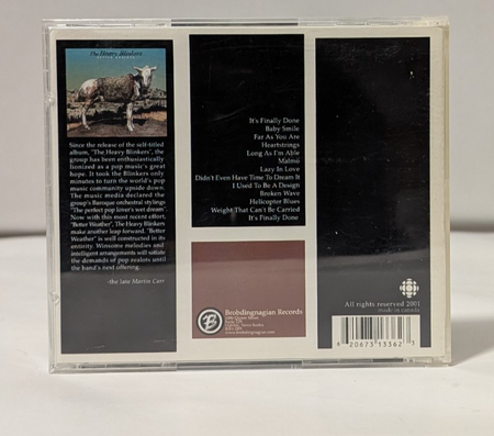 The Heavy Blinkers - Better Weather - CD - 2001