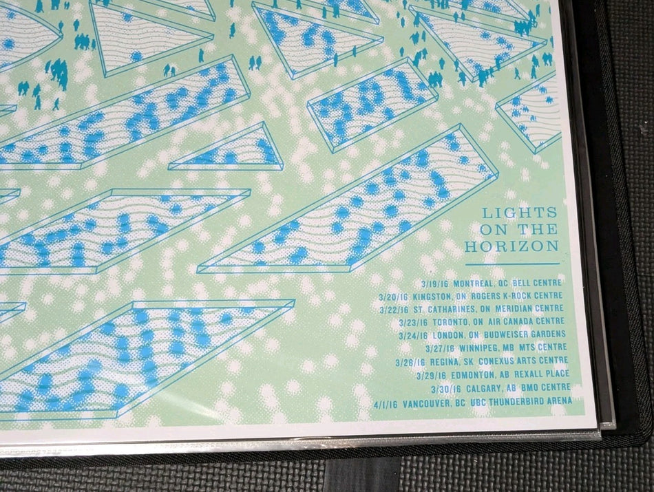 Death Cab For Cutie   Metric   2x Screen Print  1
