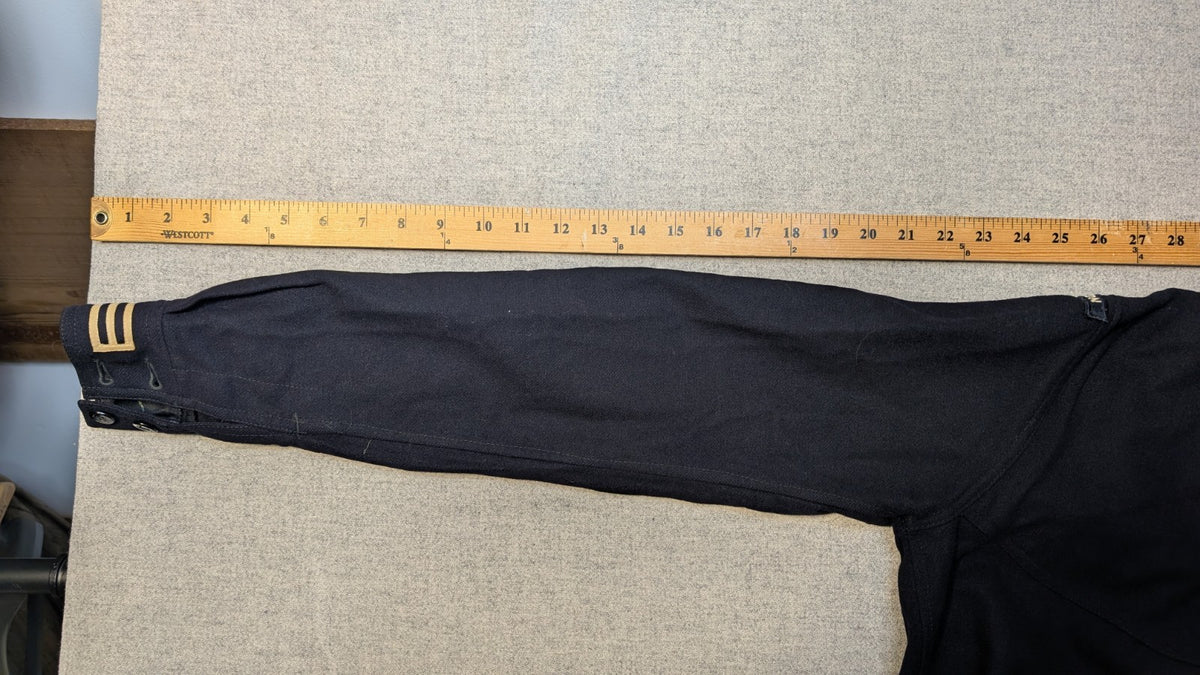 Original Military Vintage Navy Sailor Kracker Jack Blue Wool Tunic #29