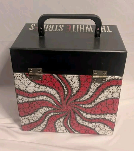 The White Stripes 7" Record Box -#OF1500 - Peppermint Swirl