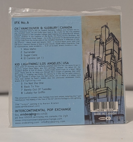 International Pop Exchange No.6 - CD - w/OG Button - Sealed -2004