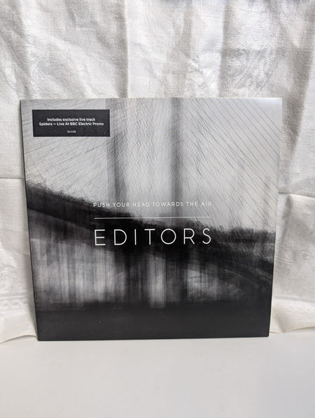 EDITORS - PUSH YOUR HEAD TOWARDS THE AIR - 7" RECORD, LTD W/ OG STICKER