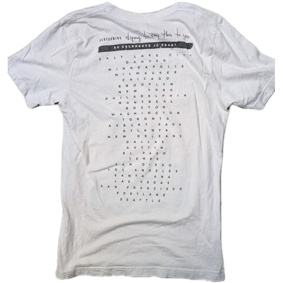 The Sounds   2012   10 year Anniversary Tour Shirt   szXS1