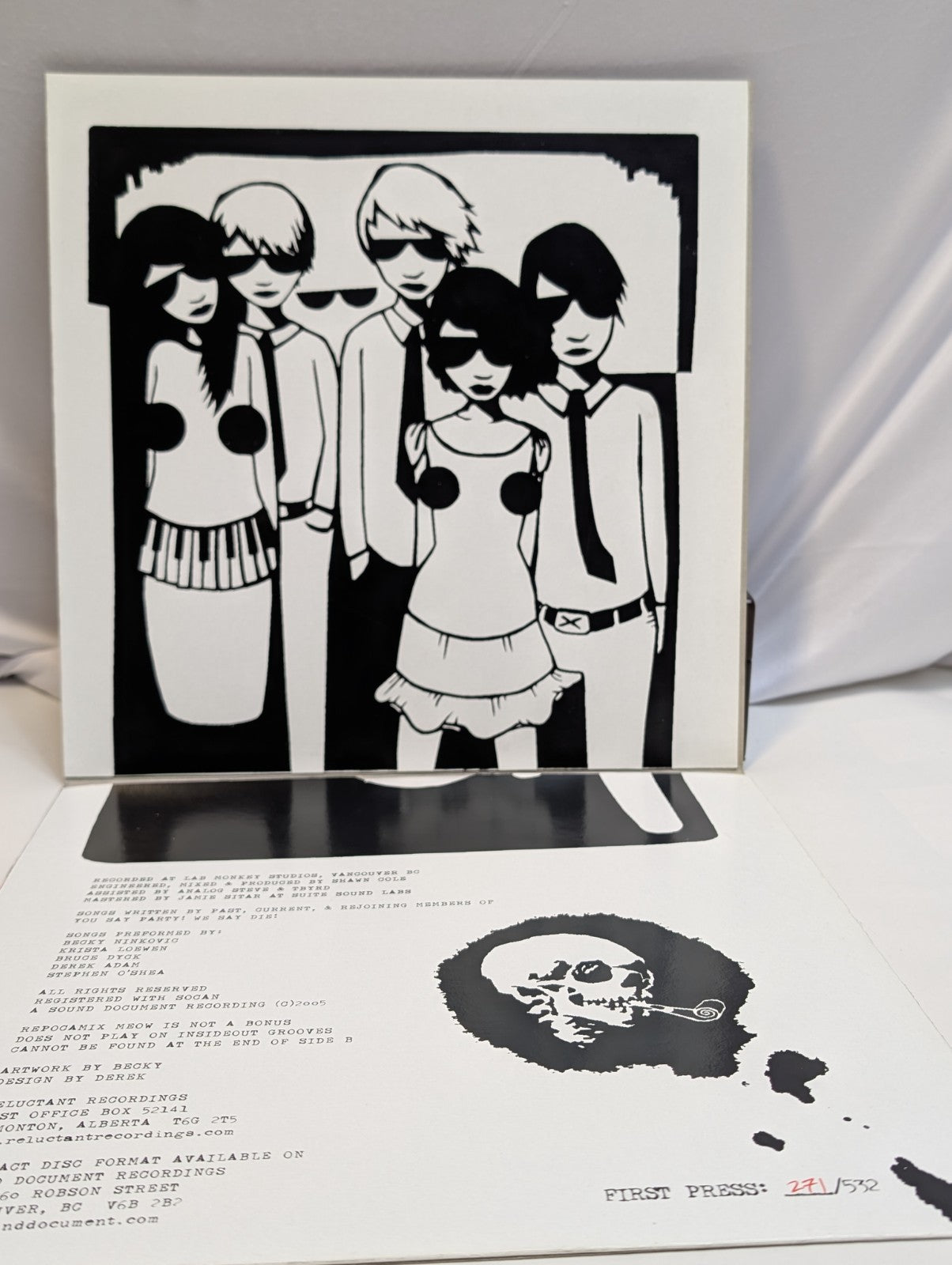 You Say Party We Say Die "Hit The Floor!" 12" LP *Limited Edition, Numbered*