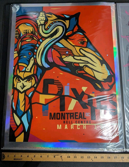 The Pixies - 2013 #'D Foil Print - Montreal - 12of25