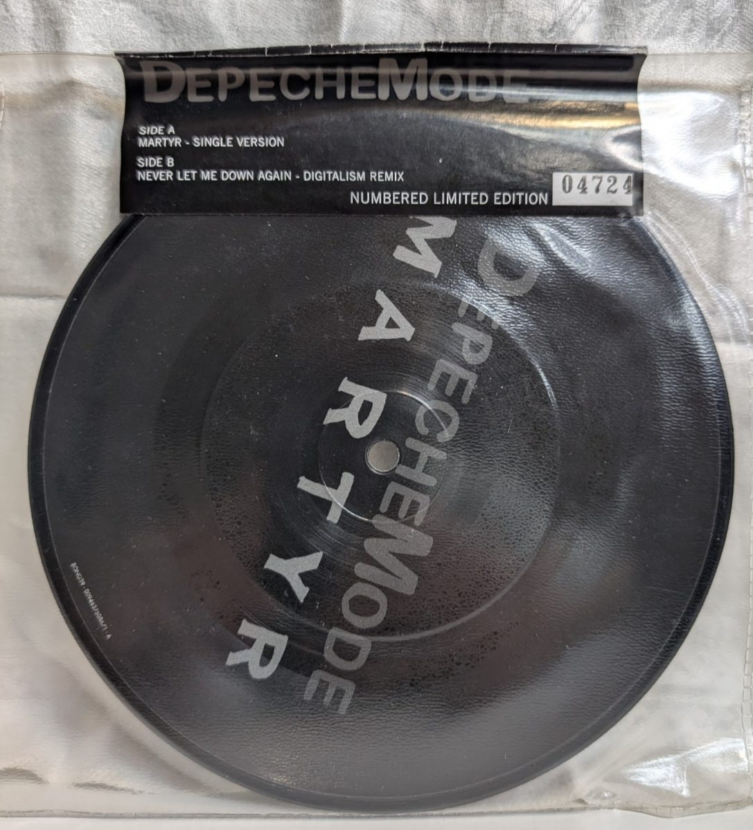 DEPECHE MODE   MARTYR   7" RECORD   *FACTORY SEALED* LTD #'D0