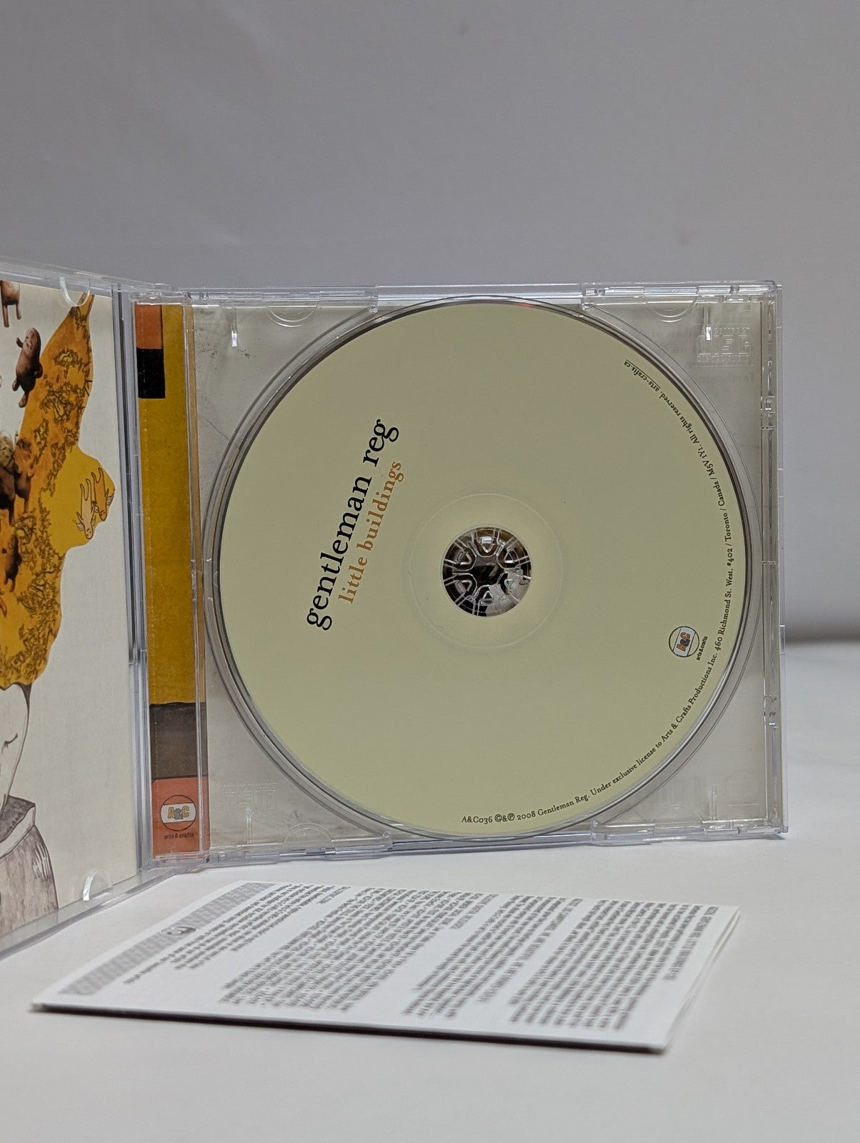 Gentlemen Reg - Little Buildings - CD - 2008-Compliation - *AUTOGRAPHED*