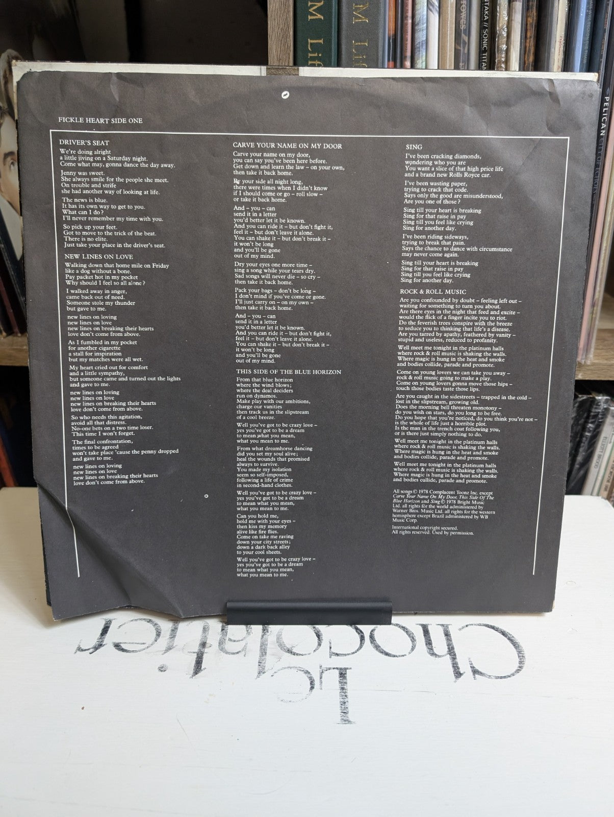 SNIFF 'N' TEARS   FICKLE HEART LP CANADA 1979   Record3