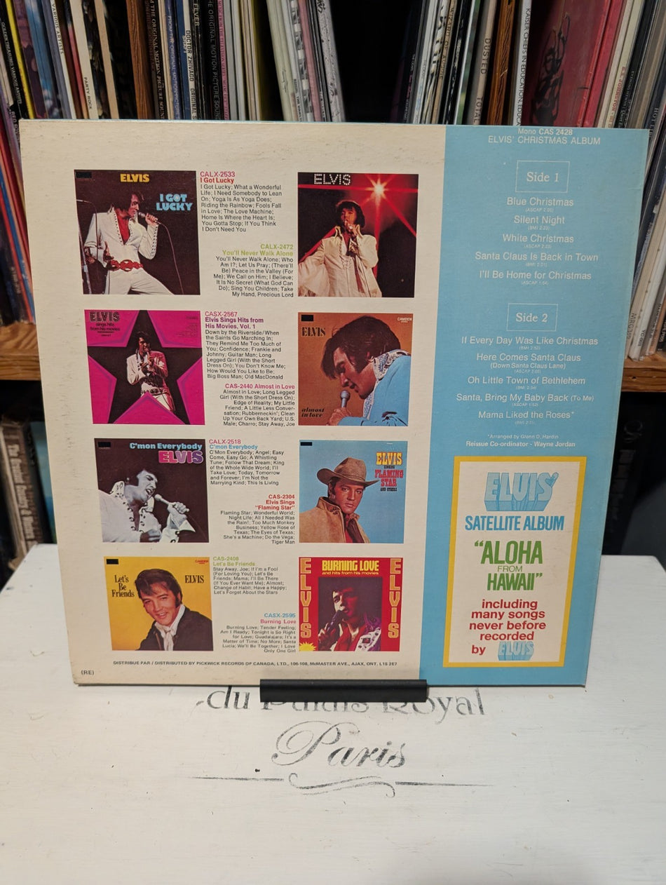 Elvis' Christmas Album Vinyl LP 1970 CAS 2428 Mono Sleeve/Stereo LP Misprint 1