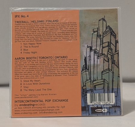 International Pop Exchange No.4 - CD - w/OG Button - Sealed -2004