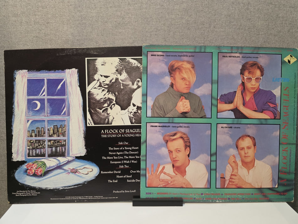 A Flock Of Seagulls The Story Of A Young Heart+ Listen  12" VINYL RECORD x21