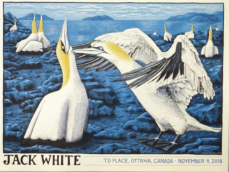 Jack White - 2018 Ottawa Screen Print