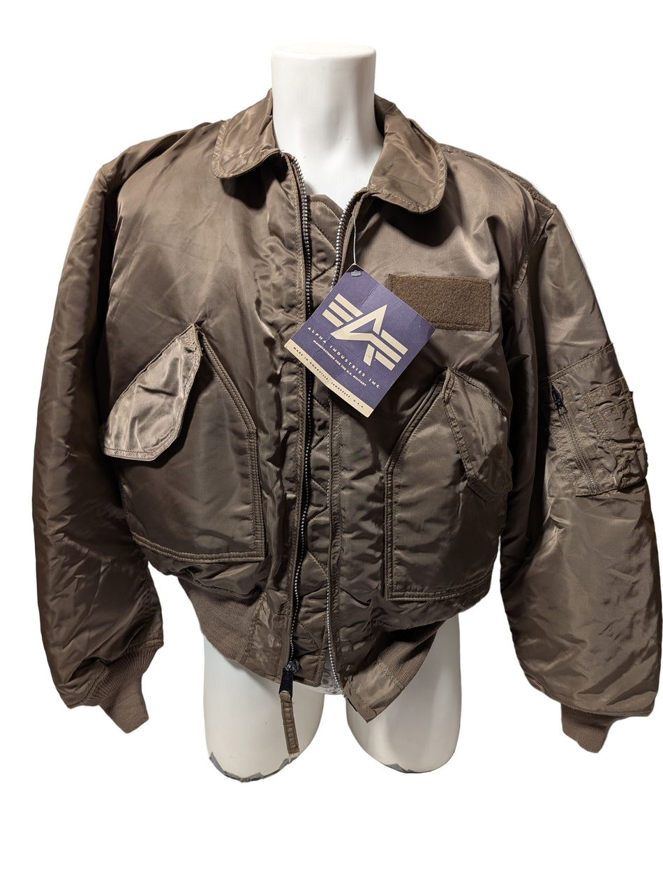Alpha Industries - CWU 45 Pilot Bomber Jacket Size L - 90's Era - Vintage