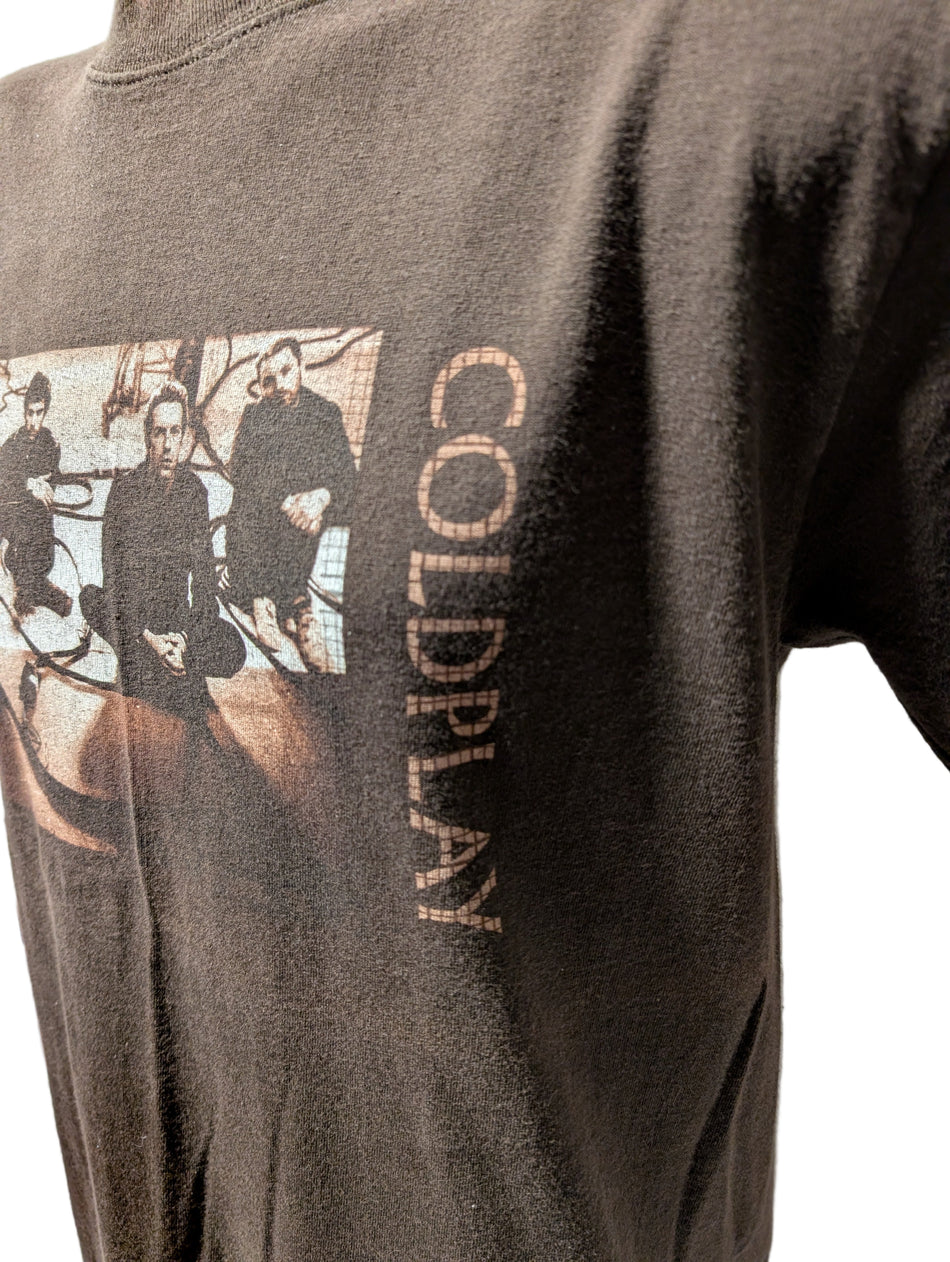 Coldplay - 2005 Twisted Logic NA Tour Shirt - W/ Dates