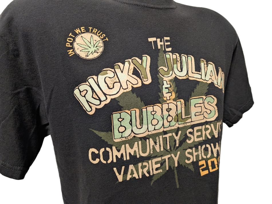 The Ricky Julian & Bubbles Community Service Variety Show - Tour Shirt