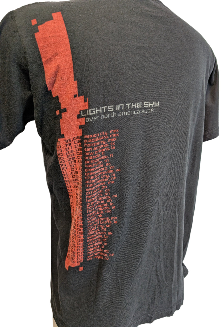 Nine Inch Nails - Lights in the Sky 2008 Tour  - T-shirt