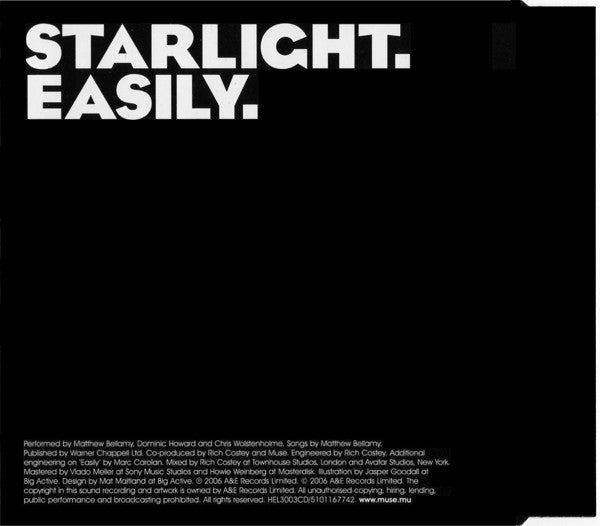 Muse - Starlight - CD - Single - 2006 - UK