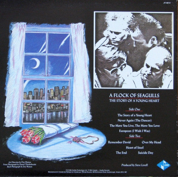 A Flock Of Seagulls- The Story Of A Young Heart-1984 – Canada Vinyl, LP, Album Embossed