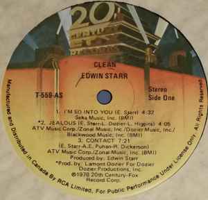 Clean Edwin Starr 1978 – Canada Vinyl, LP, Album