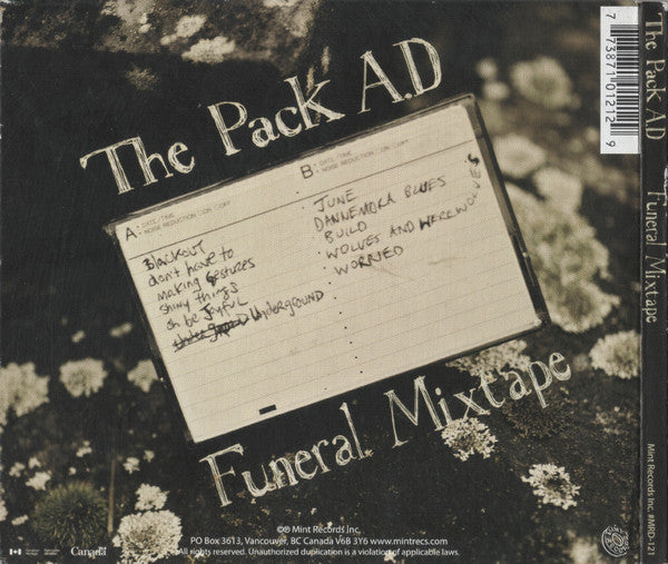 The Pack A.D.-Funeral Mixtape-2008 – Canada,CD, Album Digipak