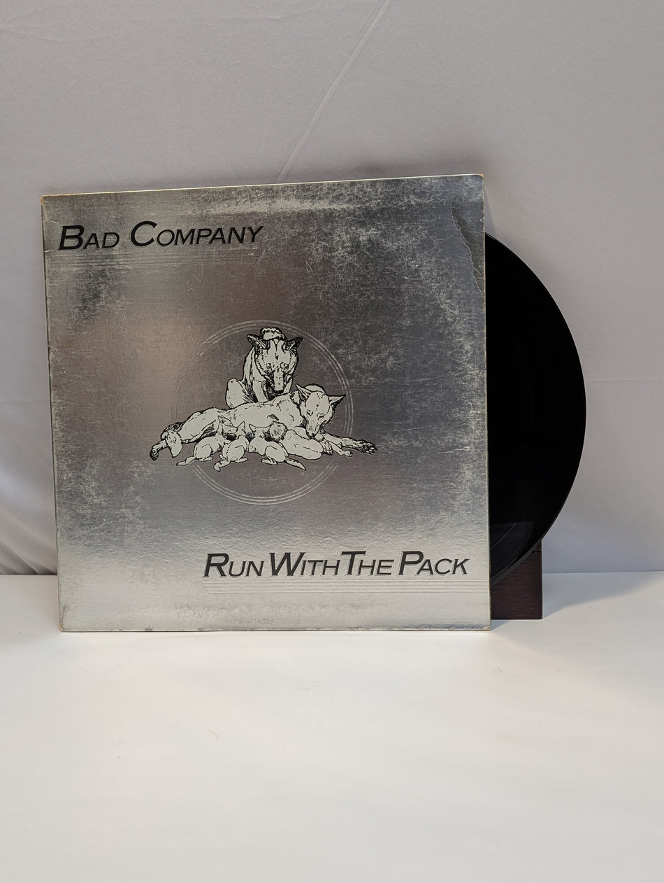 Bad Company-Run With The Pack- 1976 – Canada Vinyl, LP, Album Gatefold