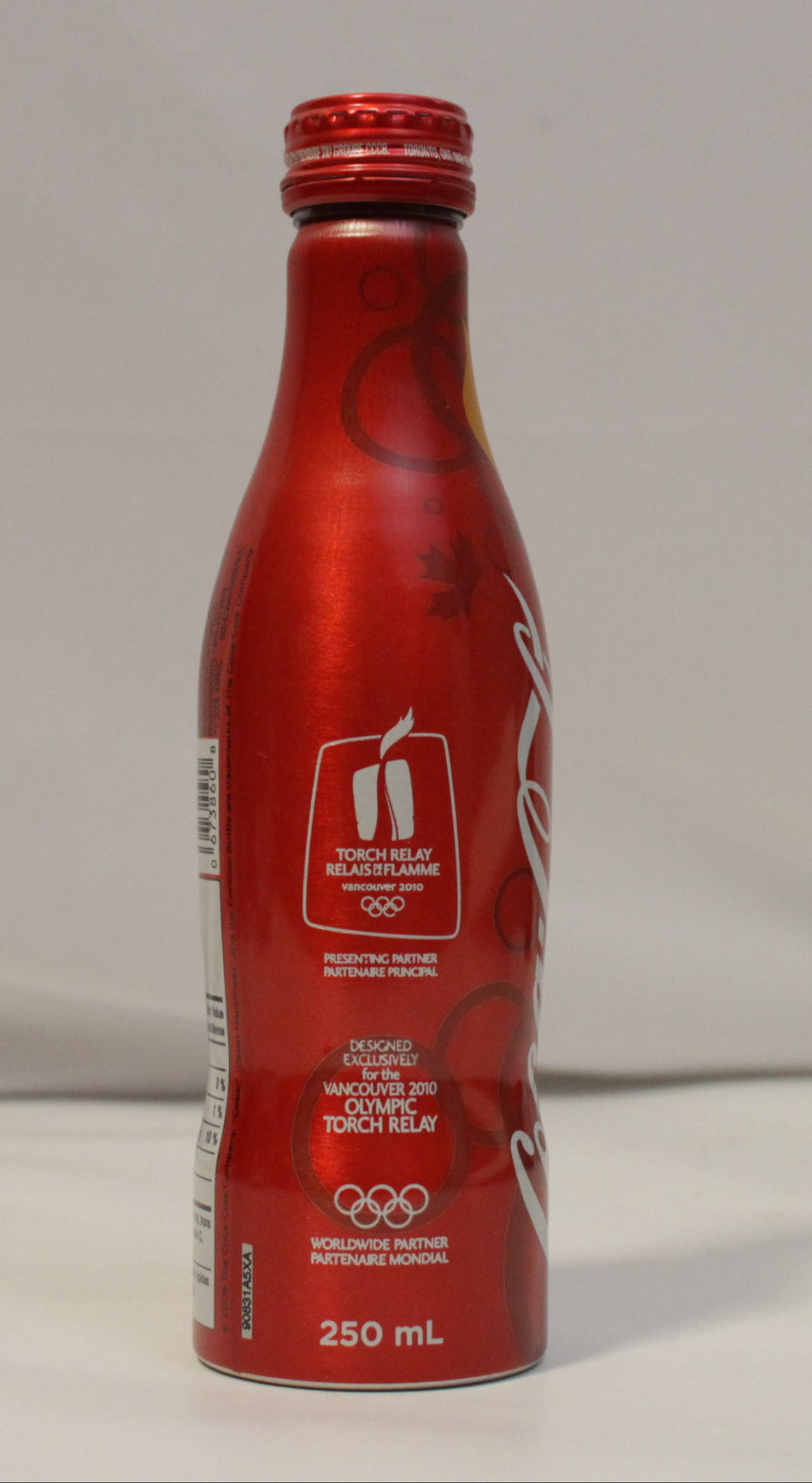 2010 - Vancouver Olympics Cocoa Bottle - Torch Relay - Unopened