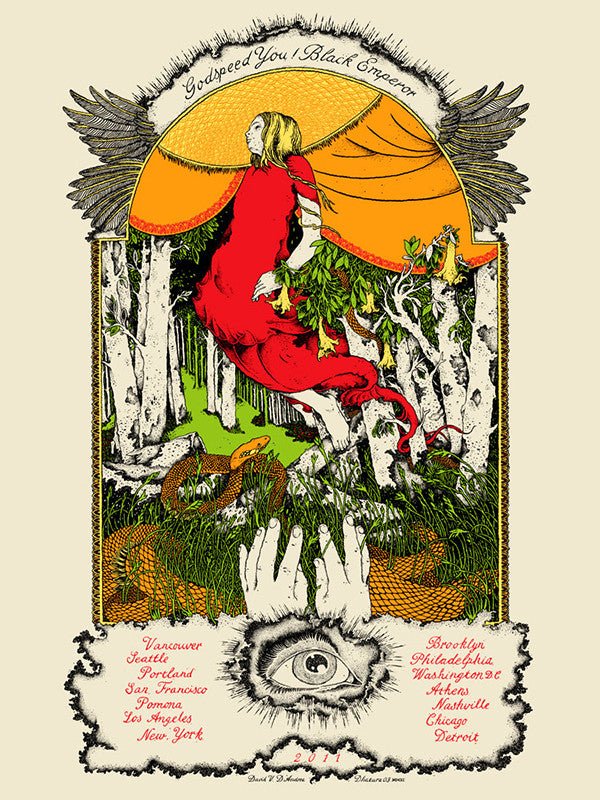 Godspeed You! Black Emperor 2011 U.S. Poster v.2