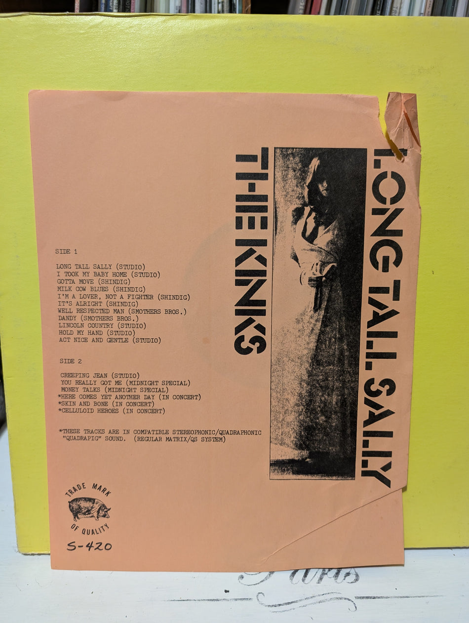 (UNOFFICIAL) The kinks - Long Tall Sally - 12" - 1975