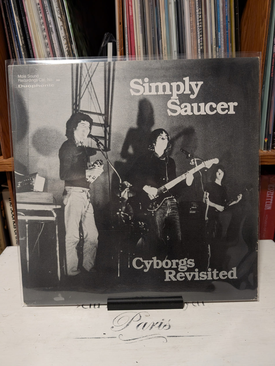 SIMPLY SAUCER - CYBORGS REVISITED- 1989 -Mono-12" Vinyl Record - Mole-1 - RARE