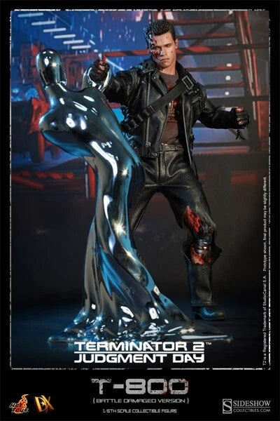 TERMINATOR 2 T800 BATTLE DAMAGED DX13 EXCLUSIVE