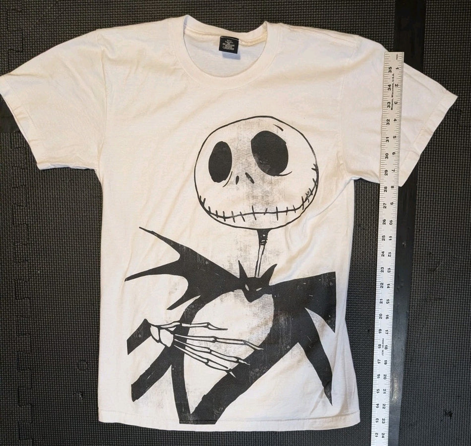 Disney Nightmare Before Christmas Halloween Black T-Shirt Size Small