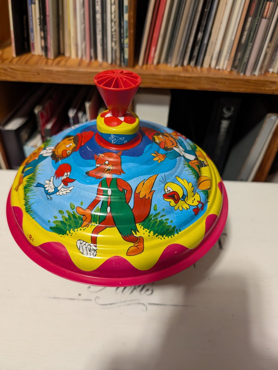 1978 Lorenz Bolz,Zirndorf- Spinning Metal Top- Germany