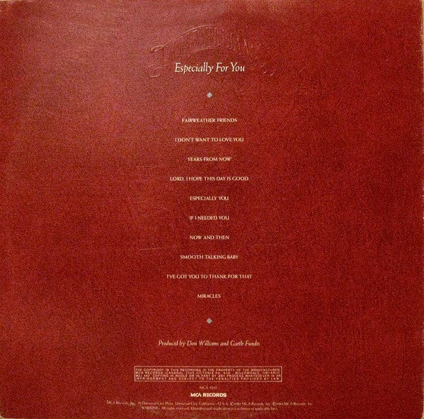 Don Williams (2) Greatest Hits-12" RECORD