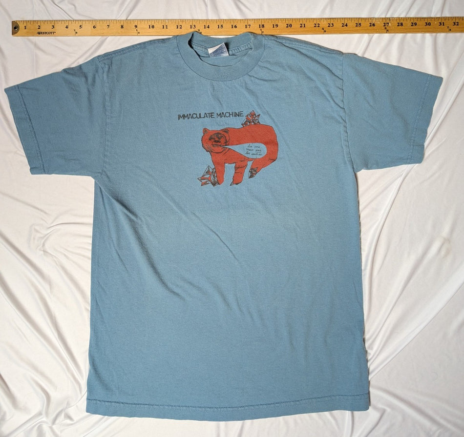 Immaculate Machine - Canadian Indie Rock Band Tee - Sz Medium - VERY RARE