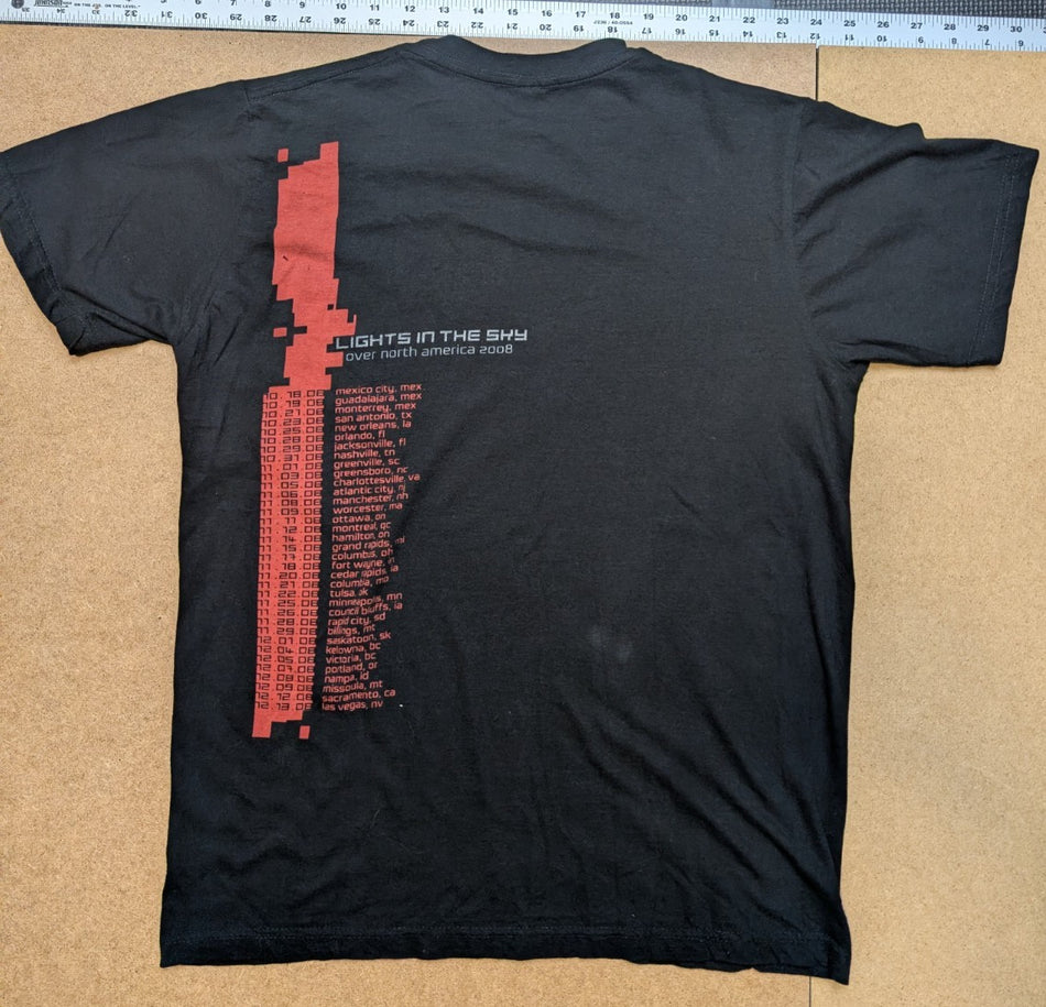 Nine Inch Nails - Lights in the Sky 2008 Tour  - T-shirt  - Size Medium