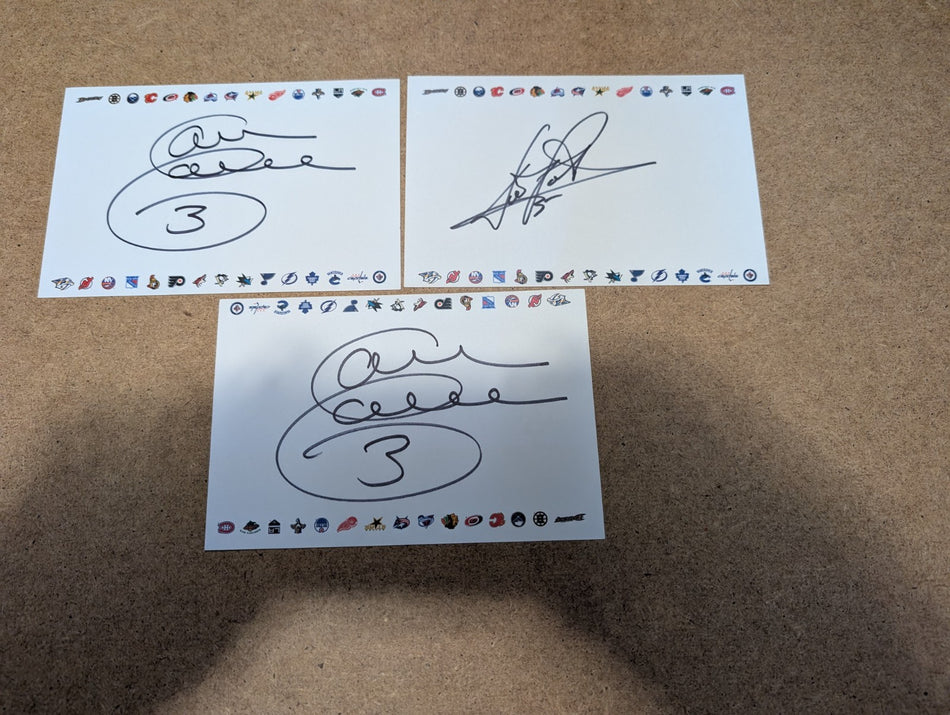 Canadian Tire Autograph Card Lot - NHL All-Star Game