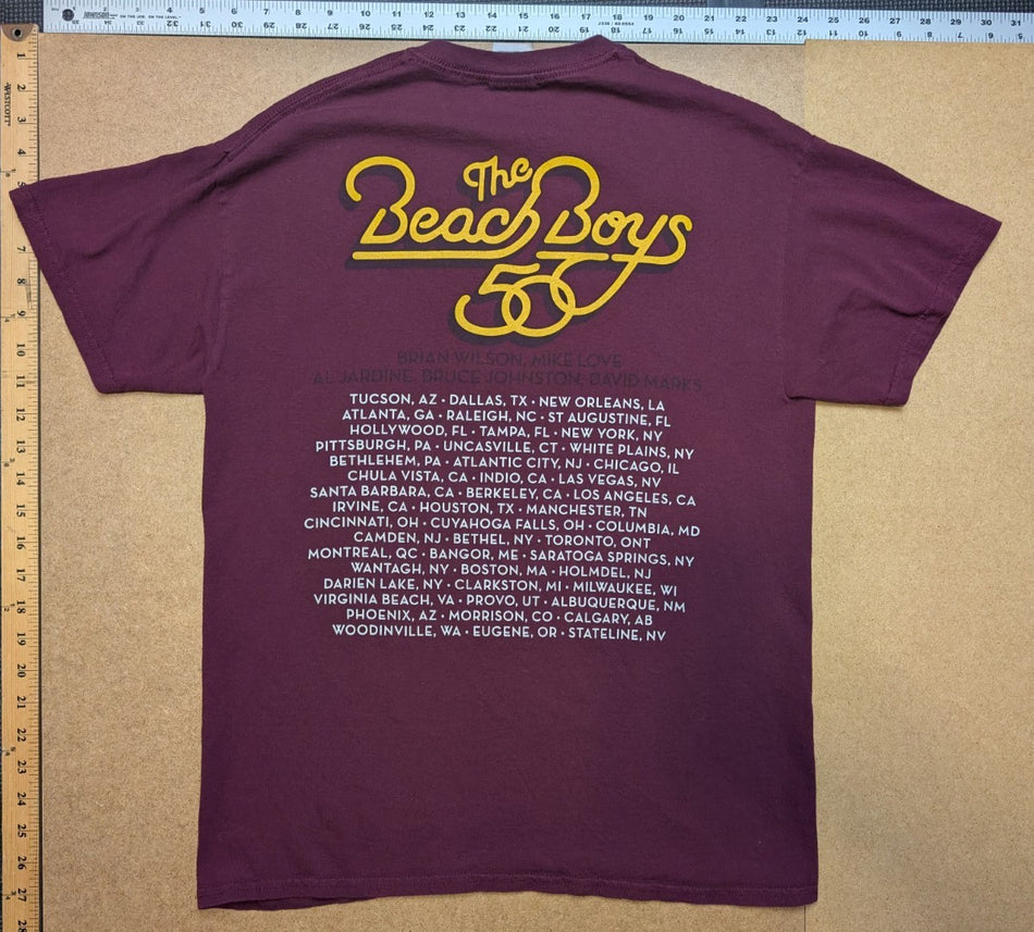 Genuine 2012 Beach Boys Tour T-shirt Size Medium