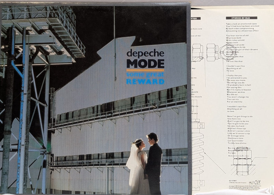 DEPECHE MODE - SOME GREAT REWARD - CAD PRESSING / 12" RECORD