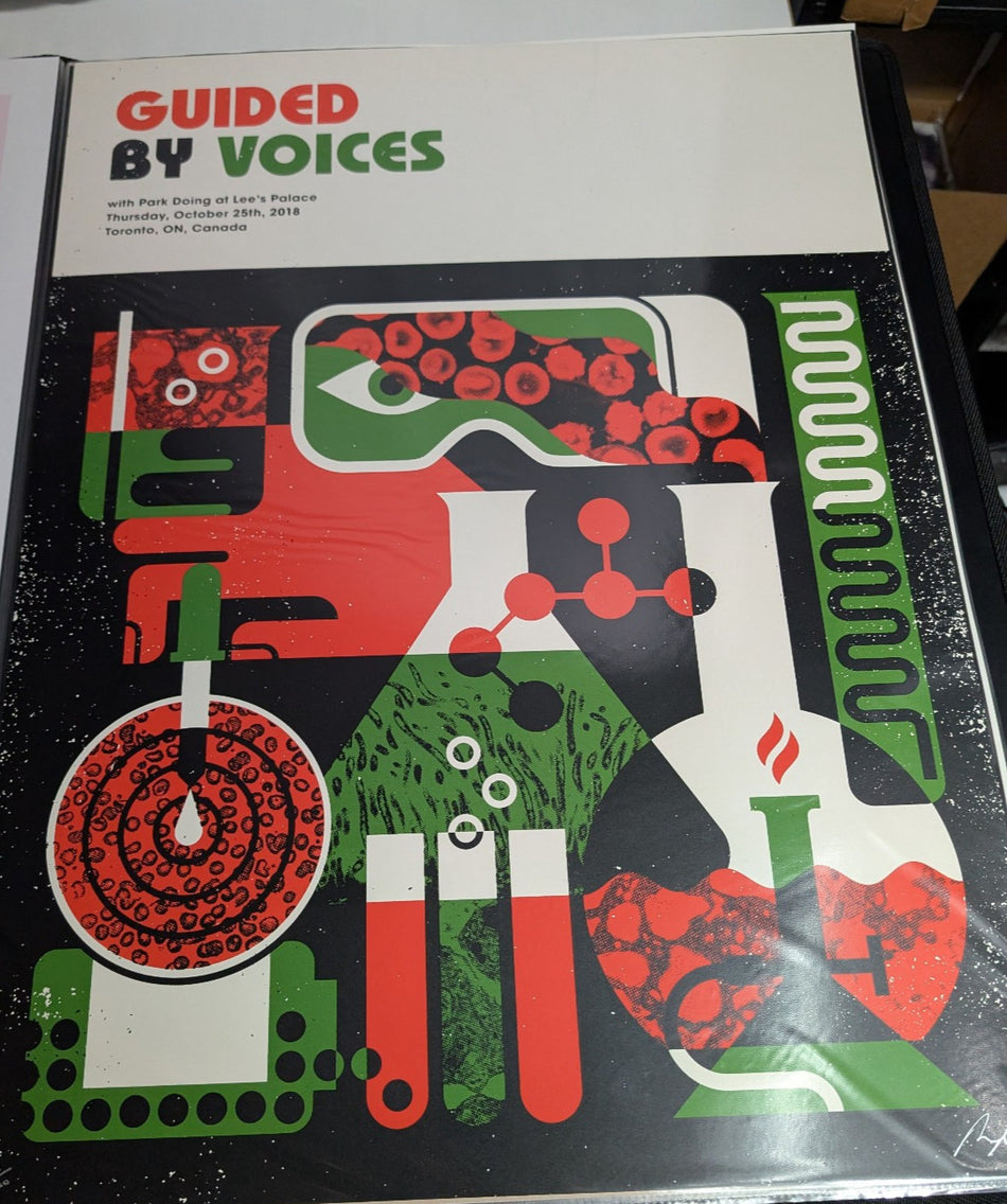 GUIDED BY VOICES - 2018 DOUBLENAUT SCREEN PRINT #'D 52/100